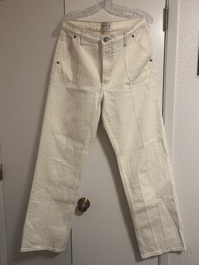 Mid rise Baggy Abercrombie jeans 30 L cream
